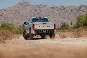Toyota Tundra Rear Bumper - DV8 Offroad - Spec Series, Mid-Width, Steel - Black - `22-`26